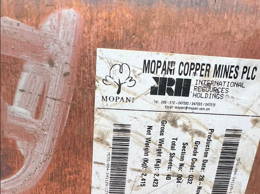 Copper Cathodes (99.99% Cu) | per Metric Tonne